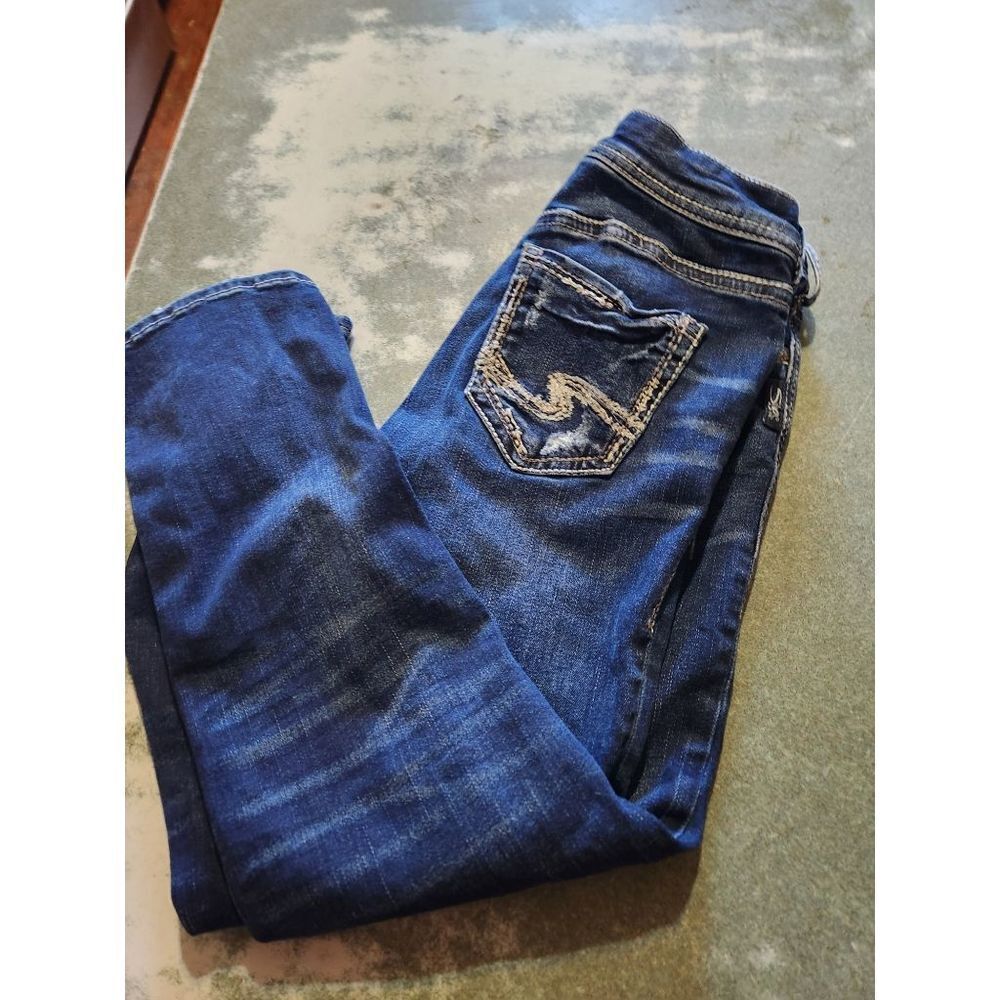 Silver Suki capri jeans sz 26x22.5 - Picture 2 of 5